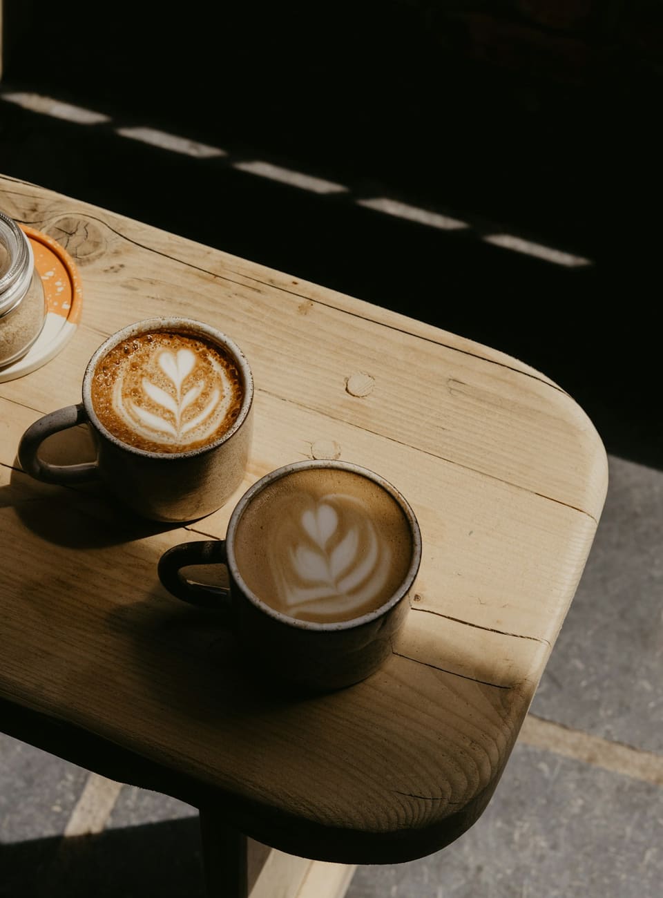 Two coffees and an unhurried afternoon together